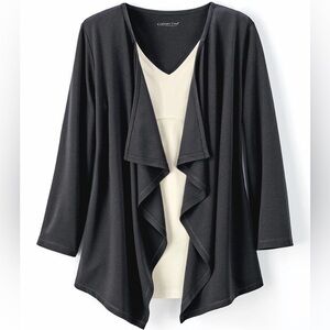 Destinations Open Front Duster Cardigan